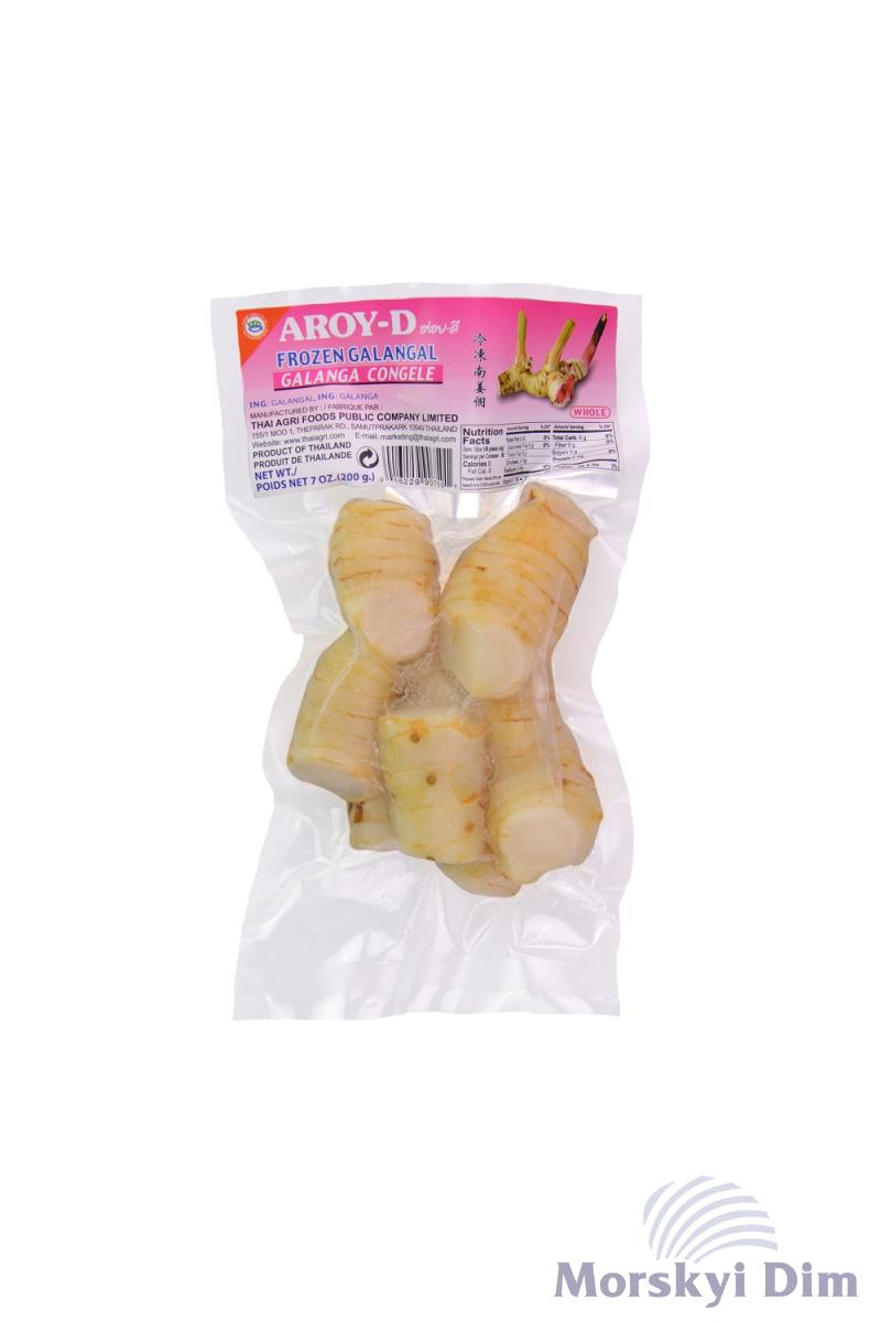 Галангал цілий заморожений, AROY-D, 200г