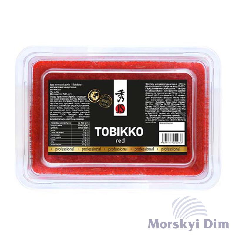 Ікра летючої риби Tobikko малинова, JS, 500г