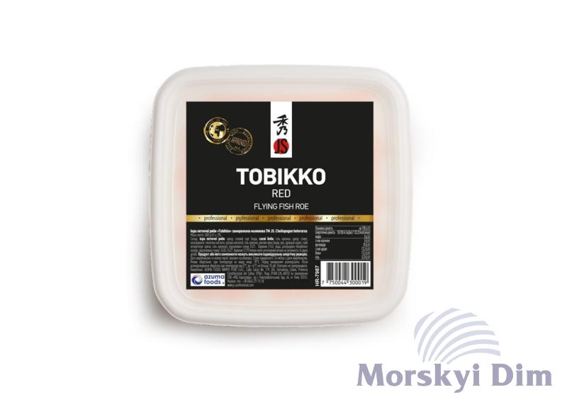 Ікра летючої риби «Tobikko» заморожена малинова, JS, 500 г