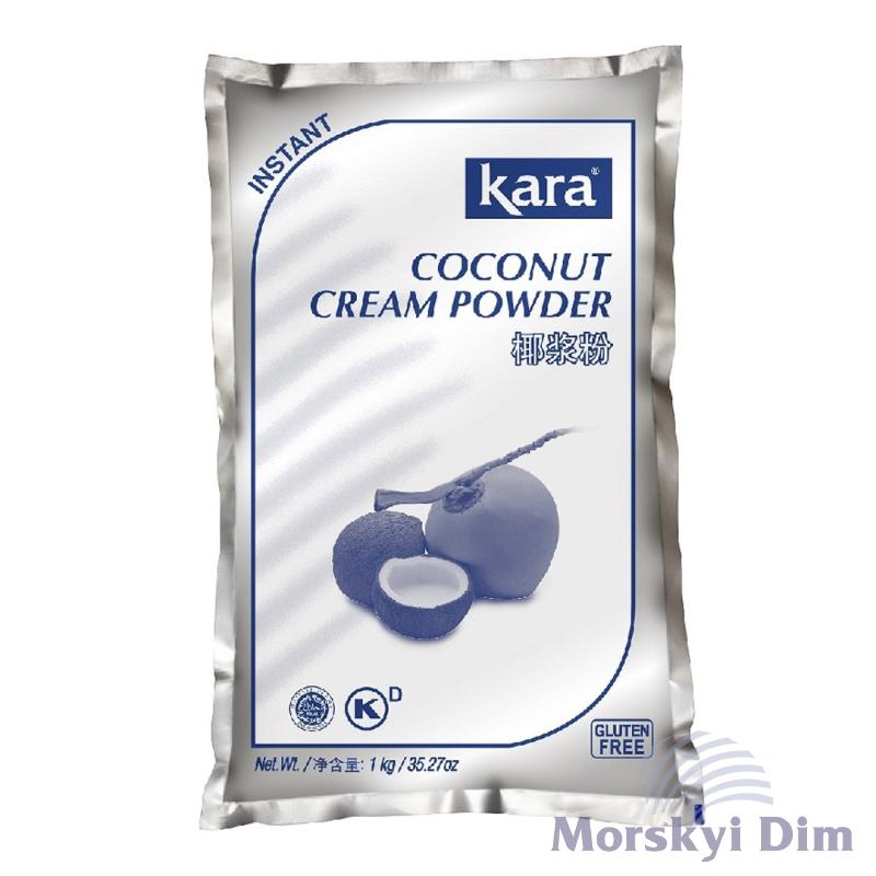 Кокосові вершки натуральні, сухі швидкорозчинні, Kara, 1кг