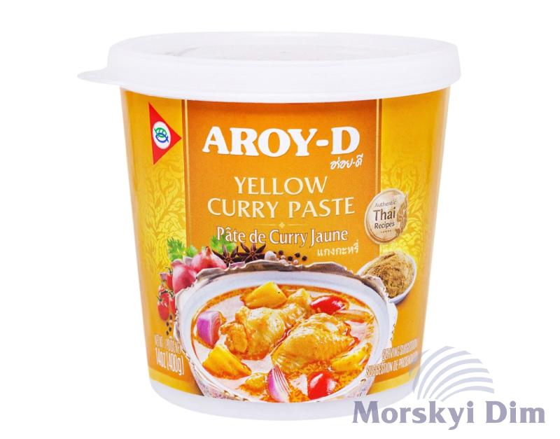 Паста каррі жовта, AROY-D, 400г