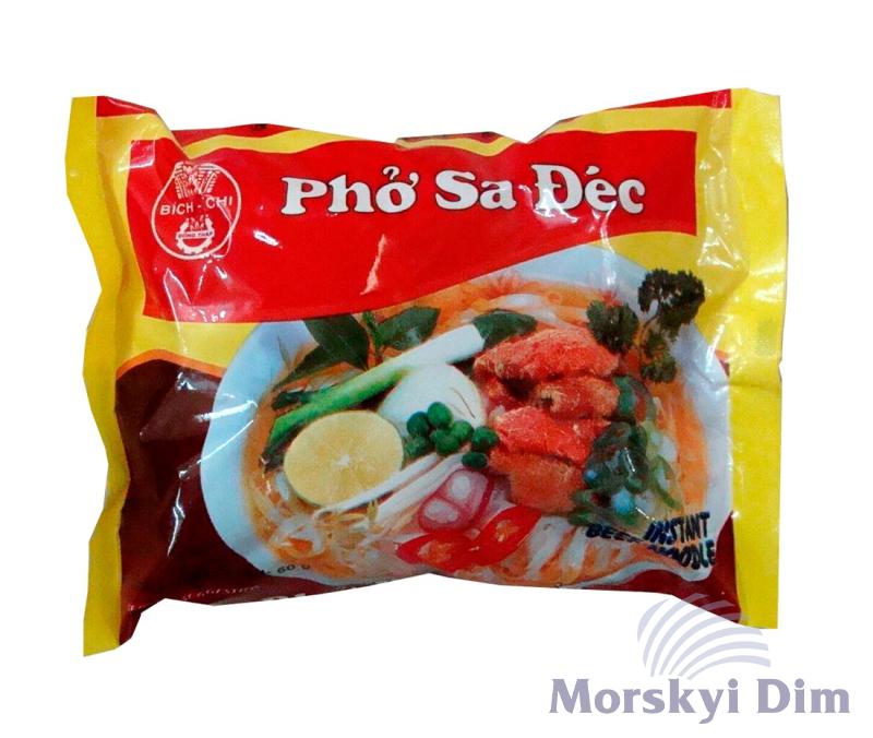 Локшина рисова зі смаком яловичини, BICH-CHI, 60г