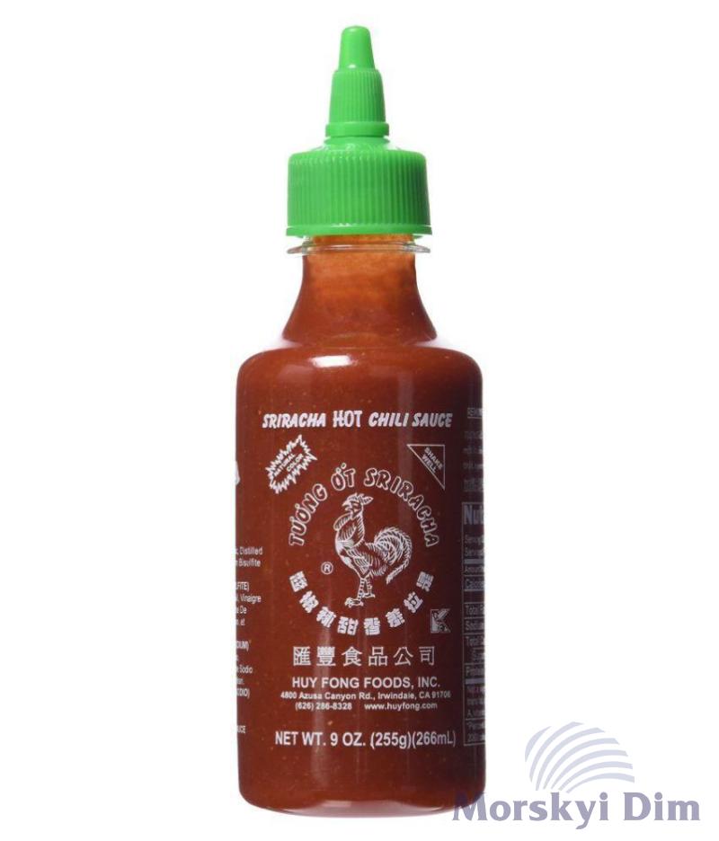 Соус Sriracha (шрірача) чилі гострий, HUY FONG, 255г