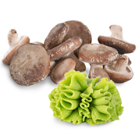 Гриби, васабі, борошно, топпинги, приправи, інше