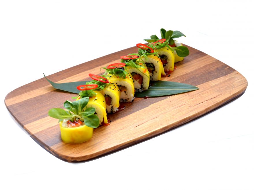 Lenten roll with takuan and tofu